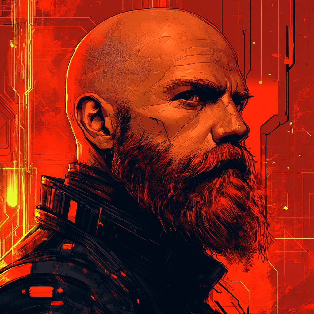 Illustrated portrait of Vuk Tanaskovic